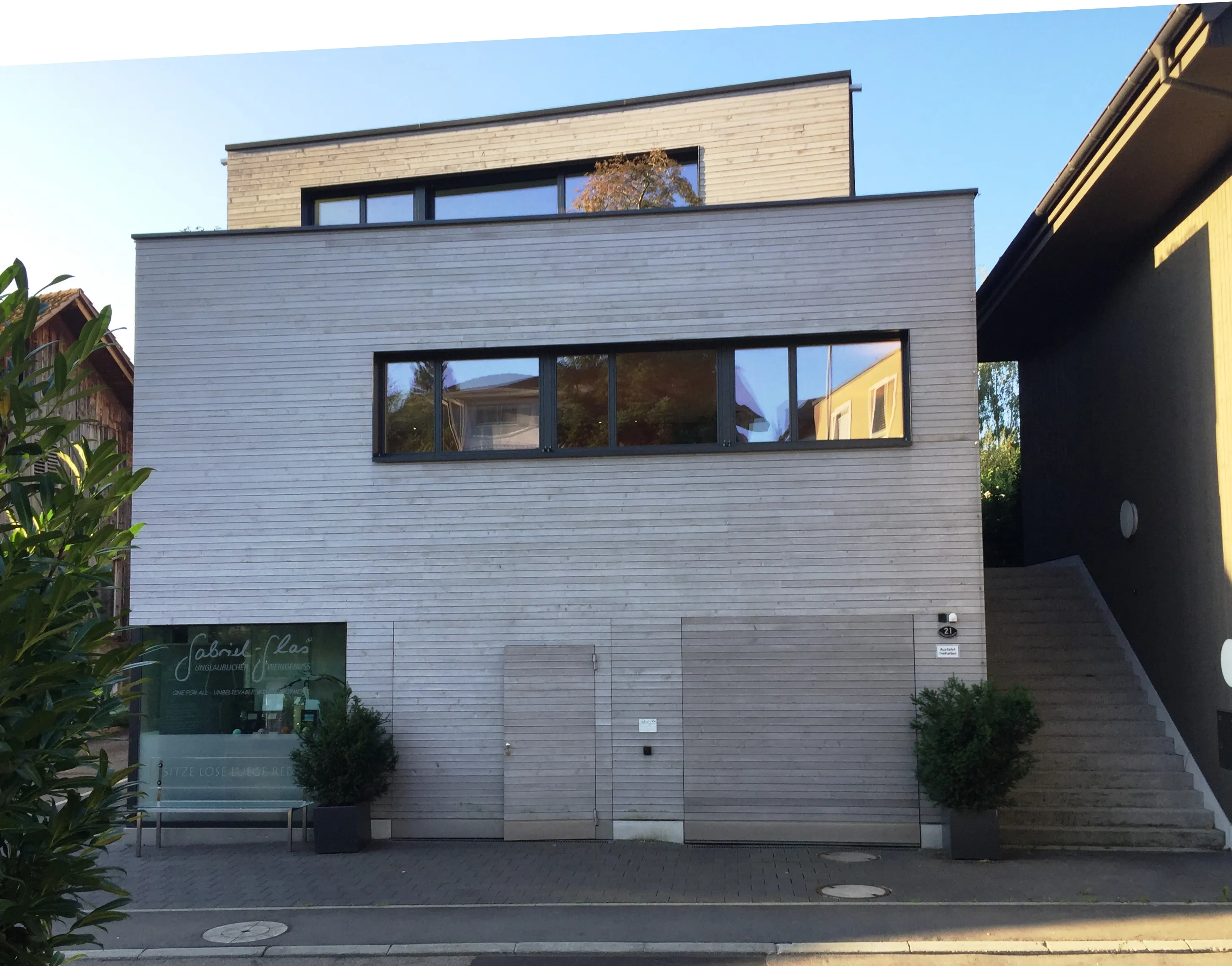 Holzfassade des Hauses Unterdorf 21 in Eschenbach